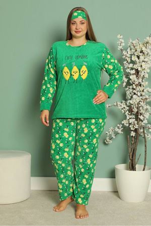 Welsoft Polar Büyük Beden Pijama Takımı 32E-1835