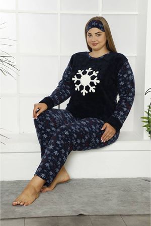 Welsoft Polar Büyük Beden Pijama Takımı 32F-1836