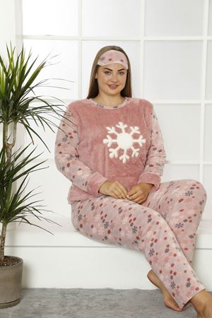 Welsoft Polar Büyük Beden Pijama Takımı 33F-1837