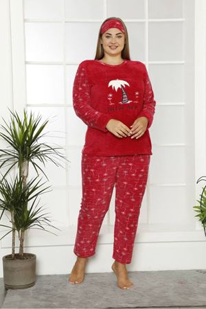 Welsoft Polar Büyük Beden Pijama Takımı 32D-1834