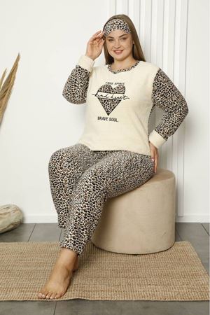 Welsoft Polar Büyük Beden Pijama Takımı 13E-1847