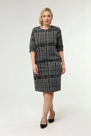 Jakarlı Cepli Kışlık Esnek Elbise 4D-1962