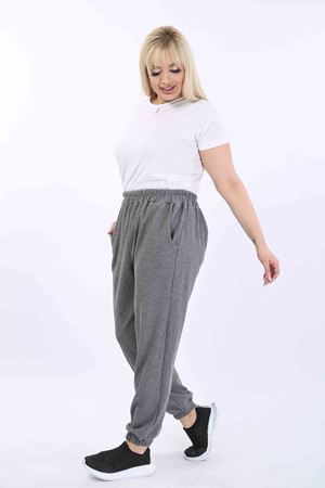 Büyük Beden Esnek Alt Eşofman 4D-1981