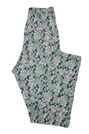 Büyük Beden Desenli Cepli Pantolon 3A-2124