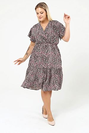 Büyük Beden Dokuma Kumaş Yazlık Elbise 16C-2160