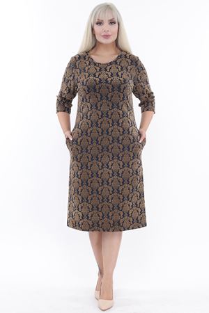 Büyük Beden Cepli Kışlık Esnek Elbise 30Y-2208