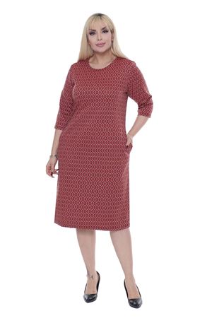 Jakarlı Cepli Kışlık Büyük Beden Elbise 30A-2269