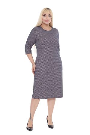 Jakarlı Cepli Kışlık Büyük Beden Elbise 37E-2270