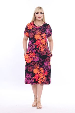 Yazlık Cepli Büyük Beden Elbise 16C-2309