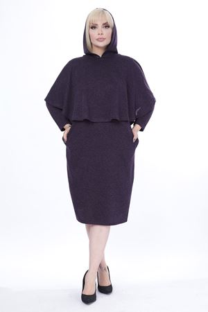 Pançolu Cepli İki Parça Kışlık  Elbise 11A-2444