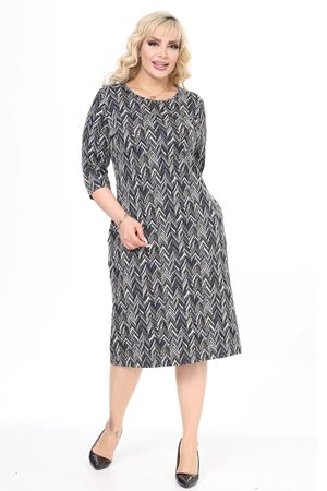 Çift Cepli Kışlık Büyük Beden Elbise 4A-2475