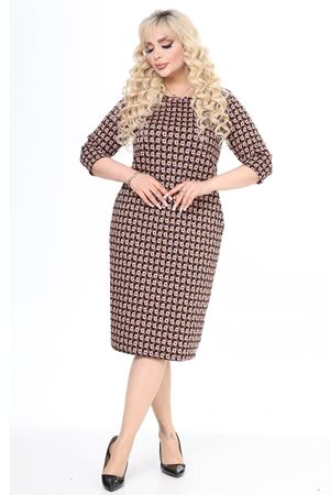 Çift Cepli Kışlık Büyük Beden Elbise 6B-2476