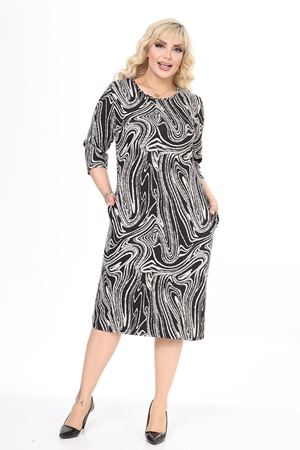 Çift Cepli Kışlık Büyük Beden Elbise 18D-2478