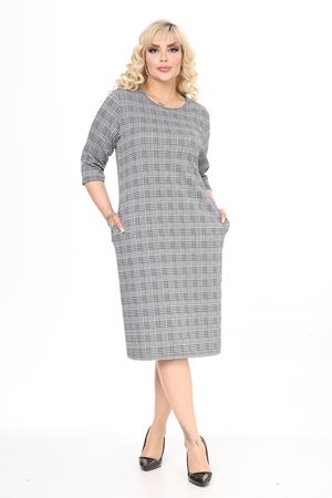 Çift Cepli Kışlık Büyük Beden Elbise 41E-2480