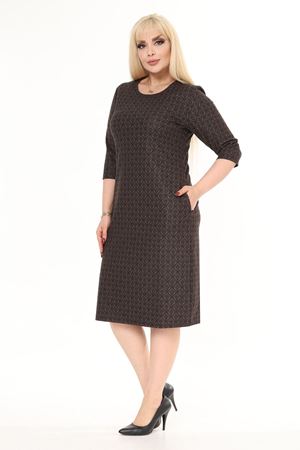 Çift Cepli Kışlık Büyük Beden Elbise 2C-2487