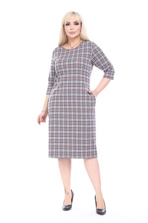 Çift Cepli Kışlık Büyük Beden Elbise 25E-2492