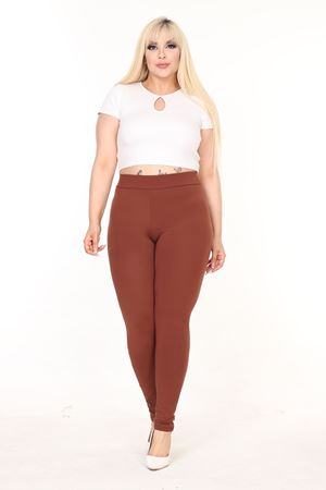 Esnek Büyük Beden Tayt 8E-2584