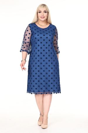 İspanyol Kol Büyük Beden Abiye Elbise 24A-2627