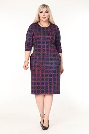 Çift Cepli Kışlık Büyük Beden Esnek Elbise 29A-2632