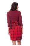 Bordo Elbise H12-110635