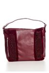 Bordo Taş Baskılı Kadın Çanta 16B 122675