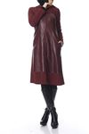 Bordo Kapitone Detaylı Kap J7-100250