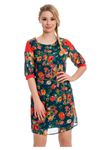 Çiçek Desenli Kadın Elbise J11-127933