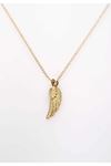 Gold Yaprak Kolye 10Ç-107996