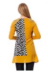 Hardal Sarısı Omuz Detaylı Tunik K4-117336