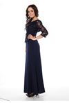 Kenn More Lacivert Dantelli Kadın Elbise G1-82755