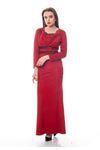 Kırmızı Uzun Elbise G1-119096