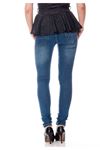 Lacivert Kadın Kot Pantolon 4A-116443