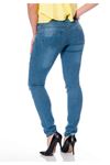 Mavi Yırtık Kadın Kot Pantolon 5A-110568