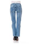 Mavi Yırtık Kadın Kot Pantolon 5A-116461