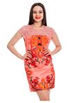 Pembe Baskılı Elbise J10-130506