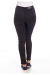 Siyah Dar Paça Yüksel Bel Kadın Pantolon 4A-126087