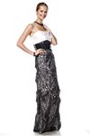 Siyah Beyaz Abiye J9-63555