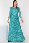 Uzun Dantel Elbise 2C-0566