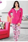 Yaka Düğmeli Pijama 14C-1019