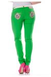 Yeşil Lycralı Pantolon 1A-110829