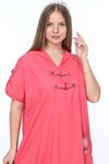 Pembe Gömlek Elbise 15F-0903