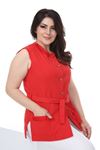 Kırmızı Cepli Yelek 24E-1086