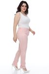 Pembe Esnek Pantolon 27D-1097