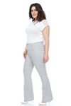 Gri İspanyol Paça Pantolon 27D-1095