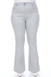 Gri İspanyol Paça Pantolon 27D-1095