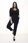 Bel Bağcıklı Kumaş Pantolon 33E-1357