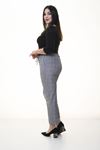 Ekose Desen Kumaş Pantolon 18B-1363