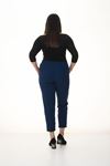 Duble Paça Cepli Kumaş Büyük Beden Pantolon 34C-1374