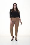 Duble Paça Kahve Kumaş Pantolon 34C-1377