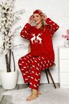 Welsoft Polar Kırmızı Pijama Takımı 32E-1450